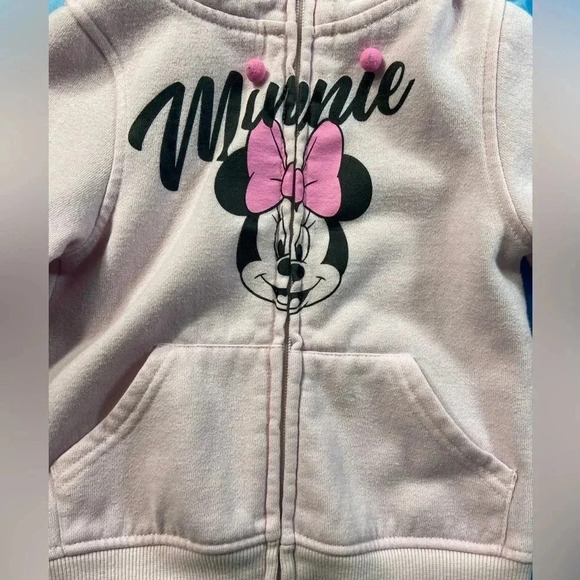 Disney - Minnie Mouse - Toddler Hoodie / Sweater - Size 2 - - Picture 4 of 7